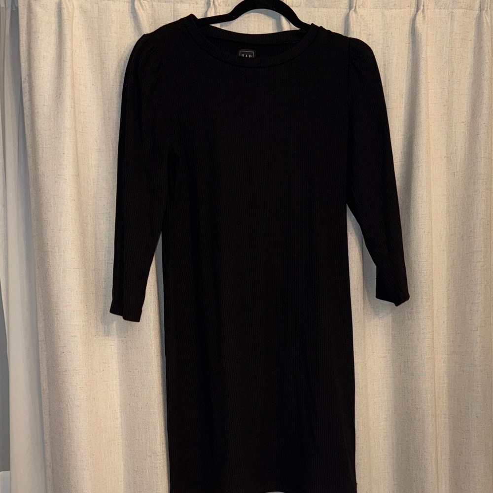 Women’s Ribbed Black Dress